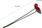 PU Red Poppy Artificial Flowers 30 Stems 11.6" Realistic Faux Flowers for Wedding Centerpiece Home Decor DIY Arrangements Reword